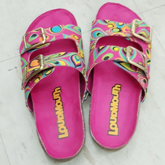 SHAGADELIC 1left Floral Earth SandalsNWOT - Picture 7 of 12